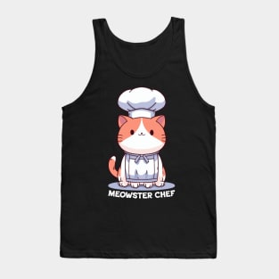 Meowster chef Tank Top